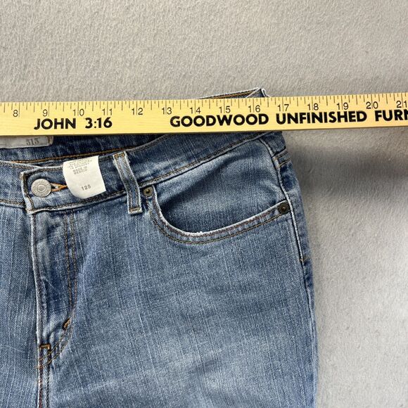 Levis 515 Jeans Womens Size 12 s Blue High Rise Cotton Stretch Bootcut Fit Denim - Picture 9 of 16